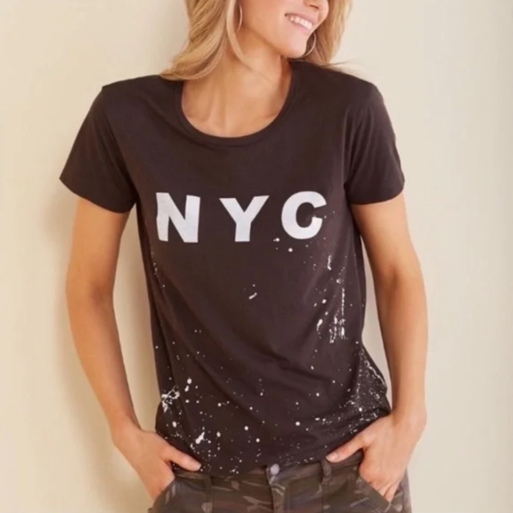 CHASER X ANTHROPOLOGIE Splatter Tee